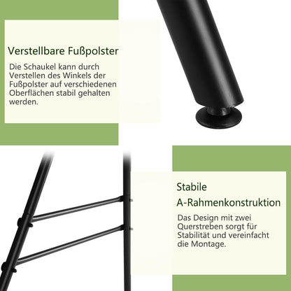 Hängesesselgestell Doppelquerträger – Stabil & Robust für Innen & Aussen