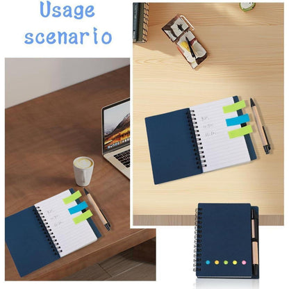 Abschiedsgeschenk Set: Notizbuch, Kugelschreiber & Schlüsselanhänger