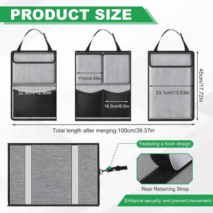 Kofferraum Organizer Auto – Rücksitz Tasche, Wasserdicht & Faltbar