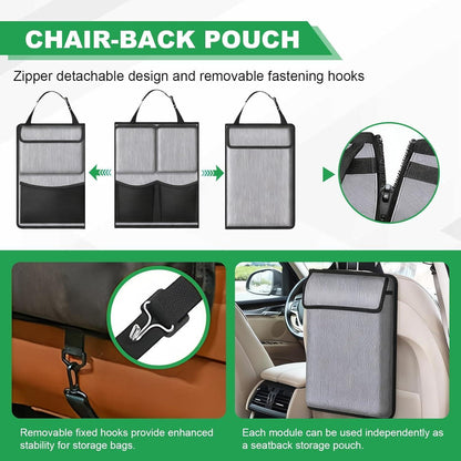 Kofferraum Organizer Auto – Rücksitz Tasche, Wasserdicht & Faltbar
