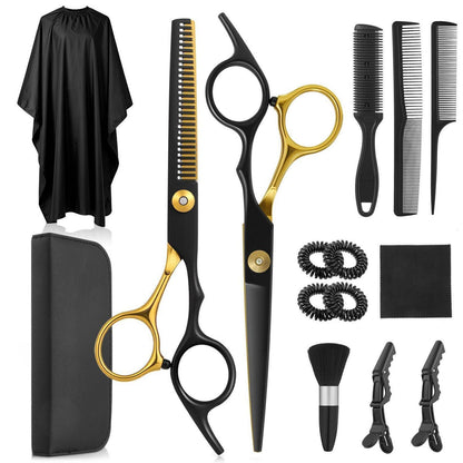 15-teiliges Friseurschere Set – Profi Haarschneideschere & Zubehör