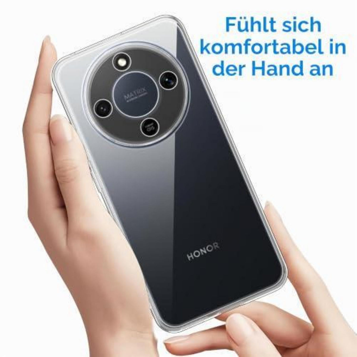 Transparente Hülle für Honor Magic 8 Lite – Kratzfest & Stoßfest