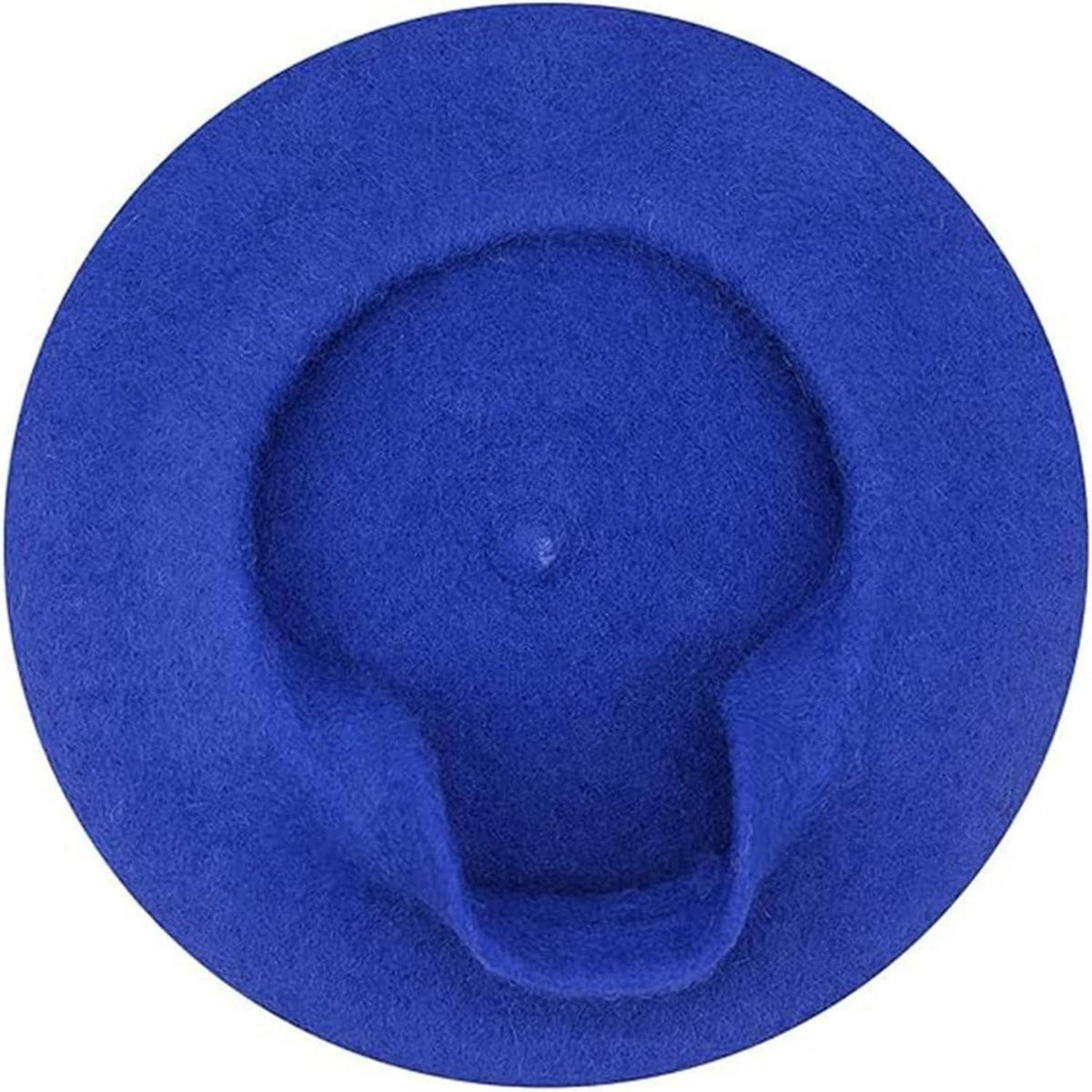 Baskenmütze Damen Wolle – Klassisch Blau, Einheitsgröße