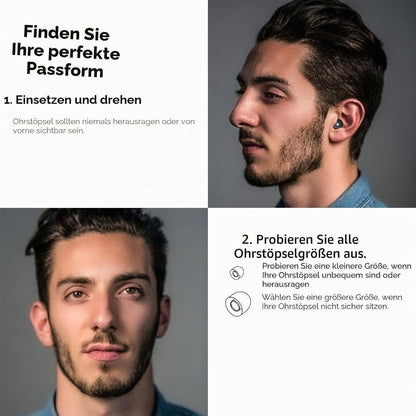Schlaf-Ohrstöpsel 45dB – Wiederverwendbar & Geräuschreduzierend