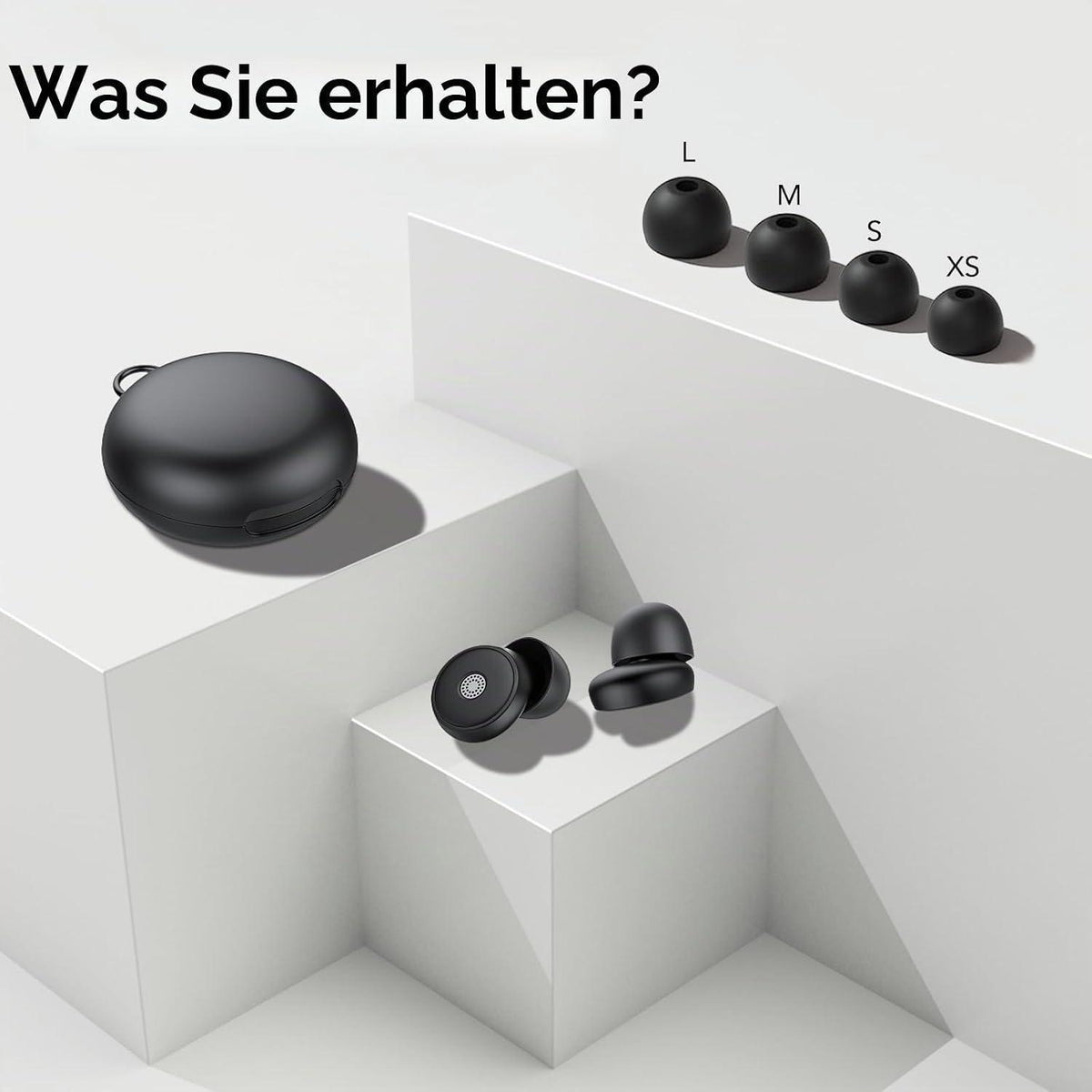 Schlaf-Ohrstöpsel 45dB – Wiederverwendbar & Geräuschreduzierend