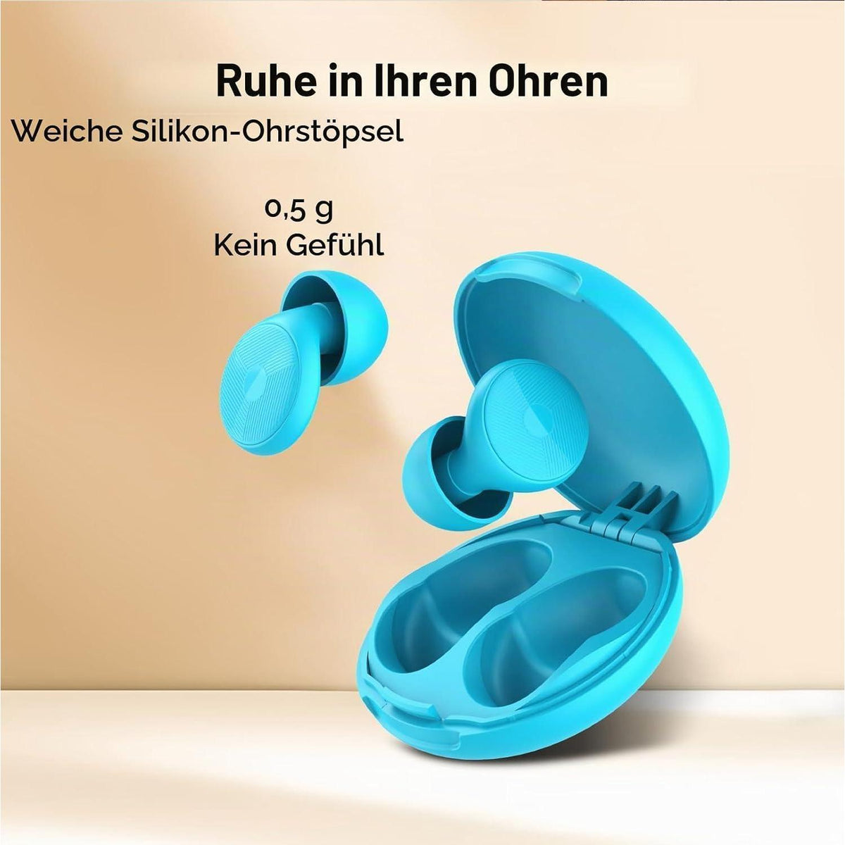 Schlaf-Ohrstöpsel 45dB – Wiederverwendbar & Geräuschreduzierend