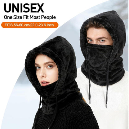 Sturmhaube Winter Mütze Fleece, Winddicht & Warm für Herren Damen