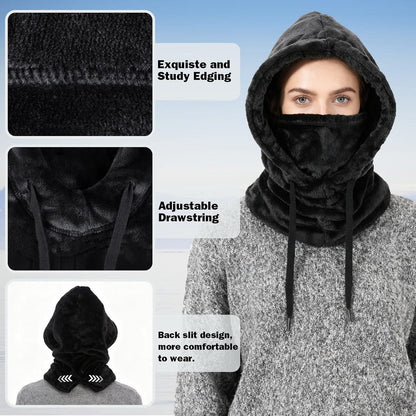 Sturmhaube Winter Mütze Fleece, Winddicht & Warm für Herren Damen