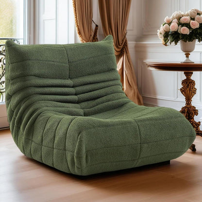 Bequemer Ecksitzsack – Lazy Sofa Grün für Wohnzimmer