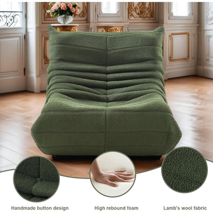Bequemer Ecksitzsack – Lazy Sofa Grün für Wohnzimmer