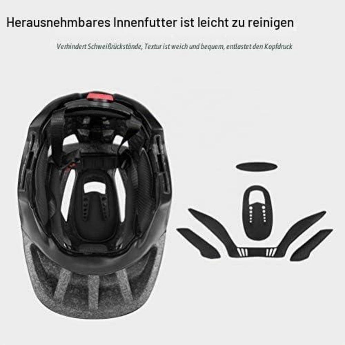 Kinder Integralhelm Vollvisier mit abnehmbarem Kinnschutz Schwarz