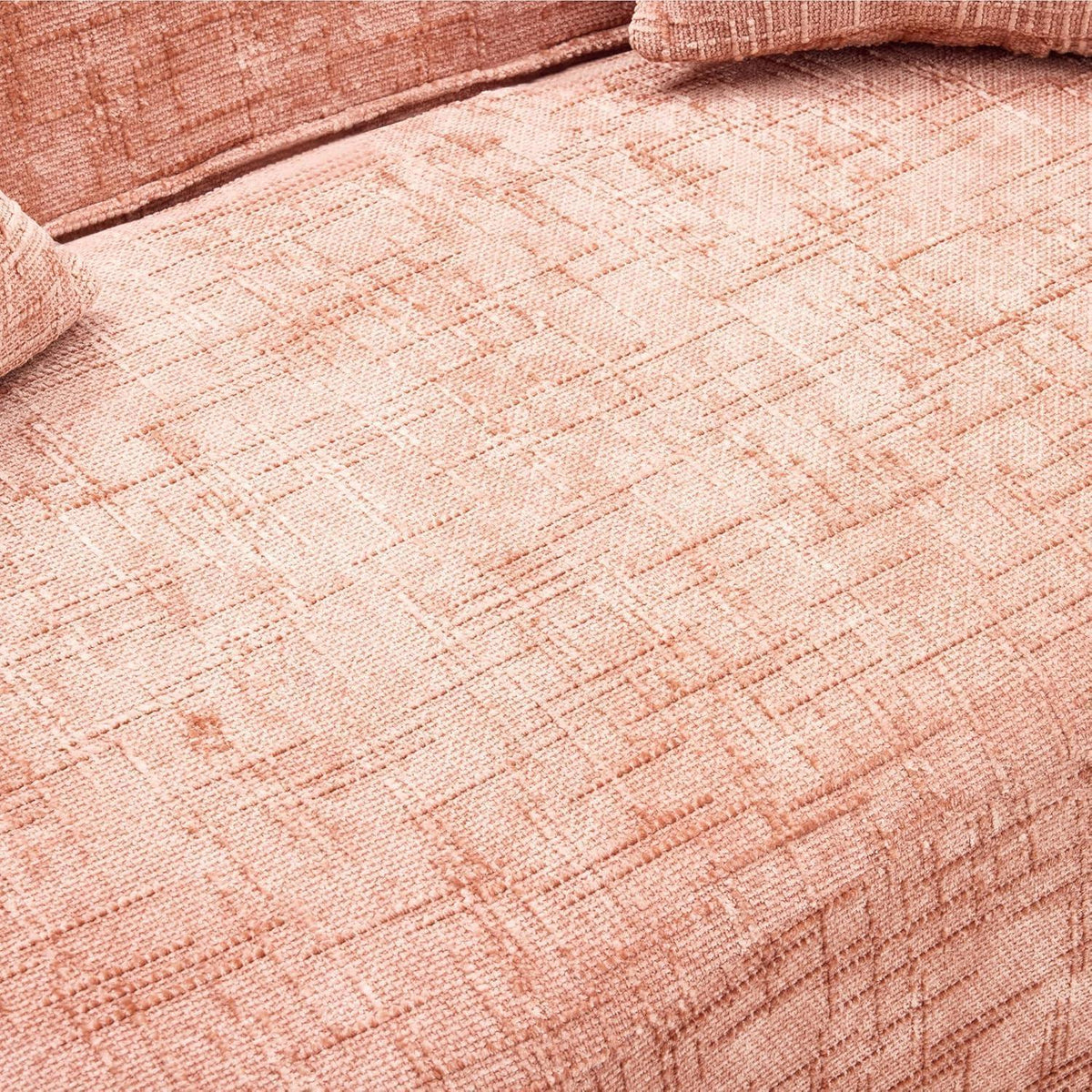 Rosa 2-Sitzer Sofa mit Kissen – Bequem & Werkzeugfrei