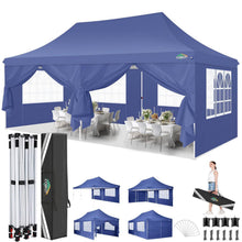 Faltpavillon 3x6m wasserdicht mit Seitenteilen