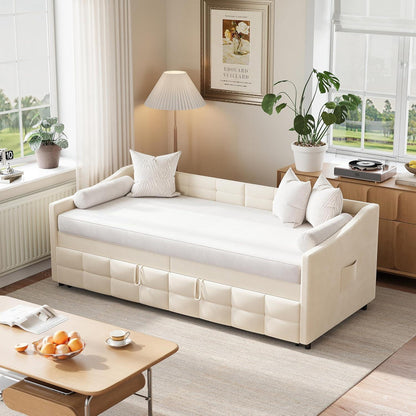Ausziehbares Doppelschlafsofa 90/180x200cm – Platzsparend & Modern