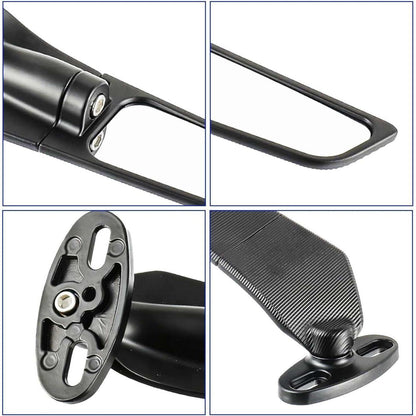 Motorrad Spiegel 360° drehbar – Seitenspiegel für Roller & Moped