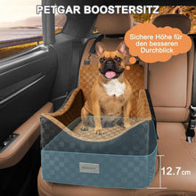 Hunde Autositz mit Memory-Schaum & Stauraum – Braun