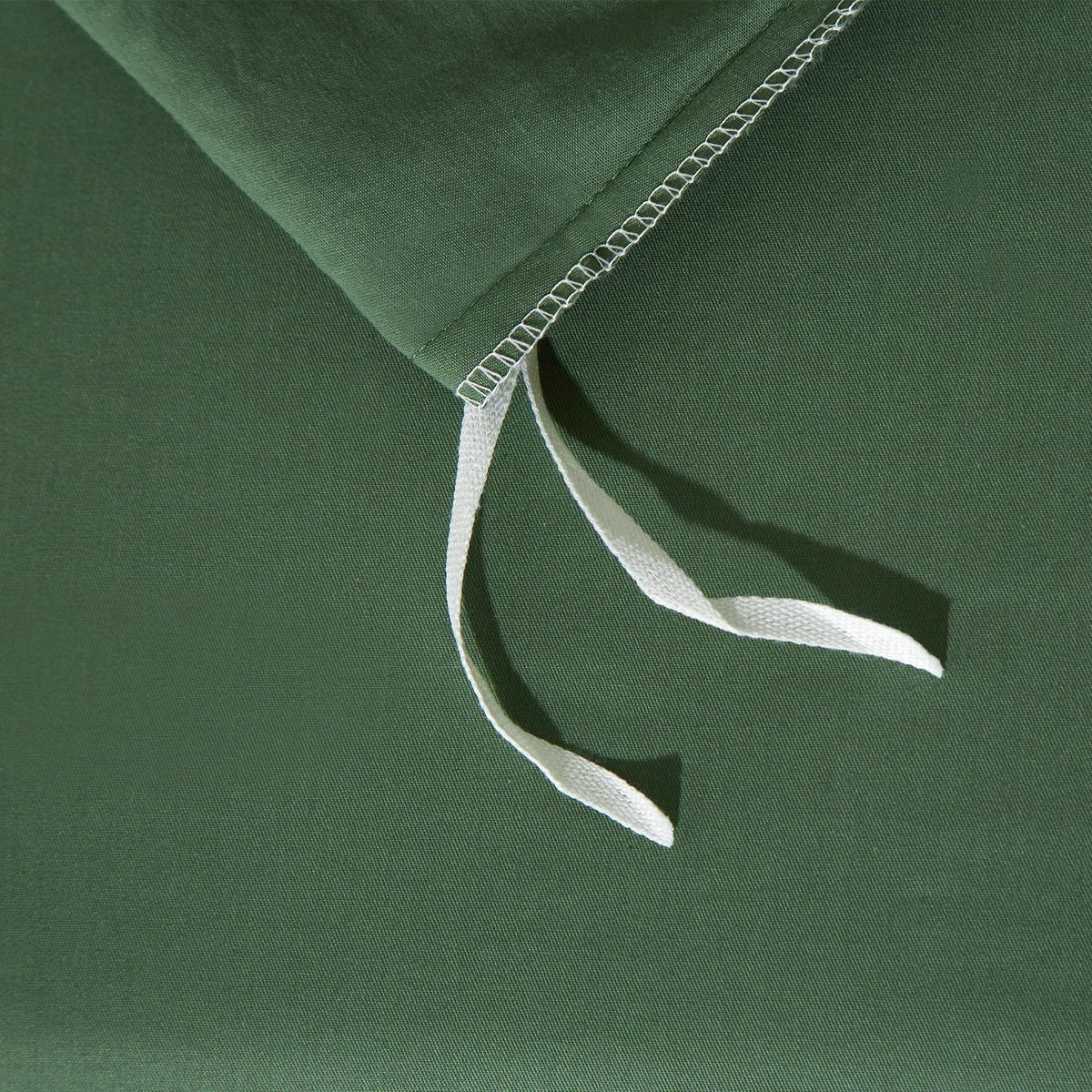 Grüne Bettwäsche 135x200 Baumwolle 4-teilig Dunkelgrün