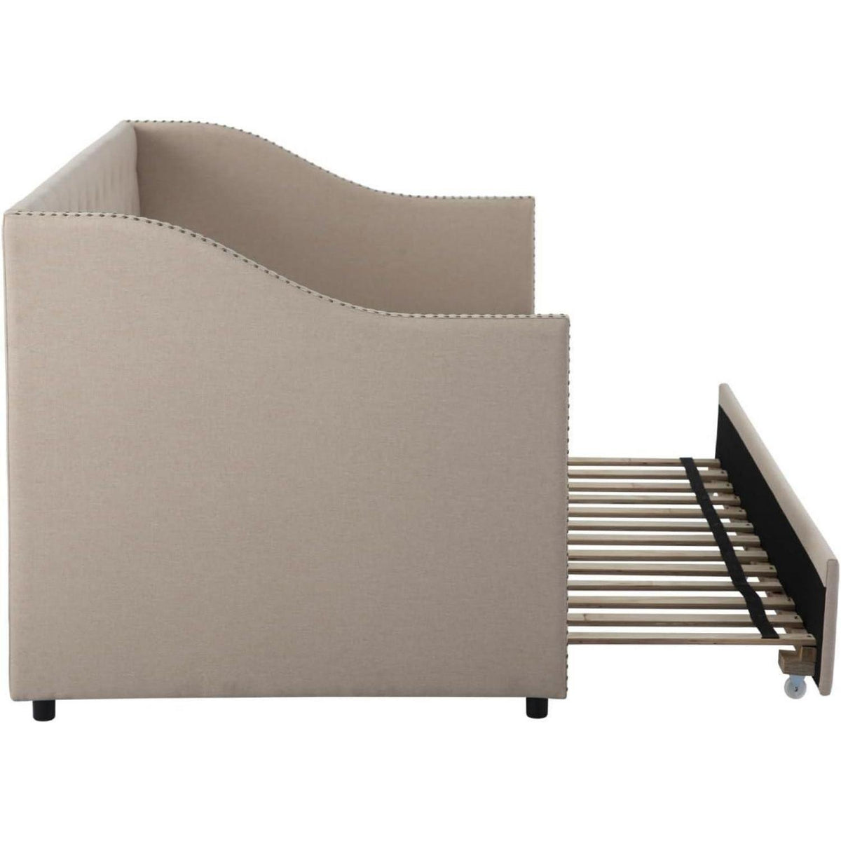 Ausziehbares Schlafsofa 90/180x200 cm – 2-Sitzer Gästebett