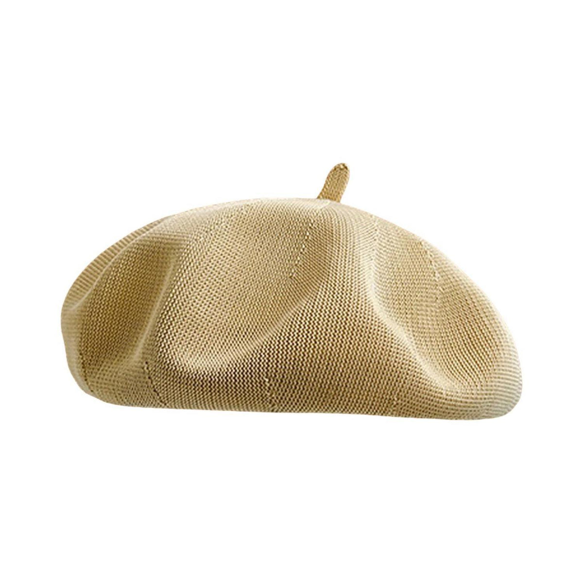 Damen Baskenmütze Sommer - Leichte Baumwoll Beanie Cap