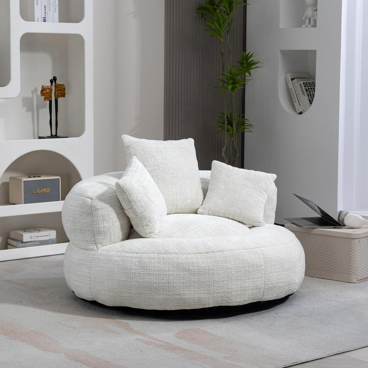 Boneless Lounger Sitzsack Sofa | Bequemes Lazy Sofa mit Kissen