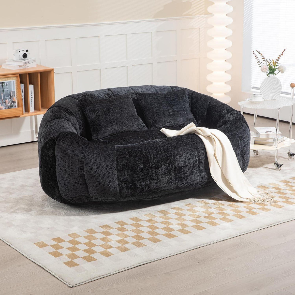 Sitzsack Sofa Schwarz – Bequemer Lounger für Entspannung