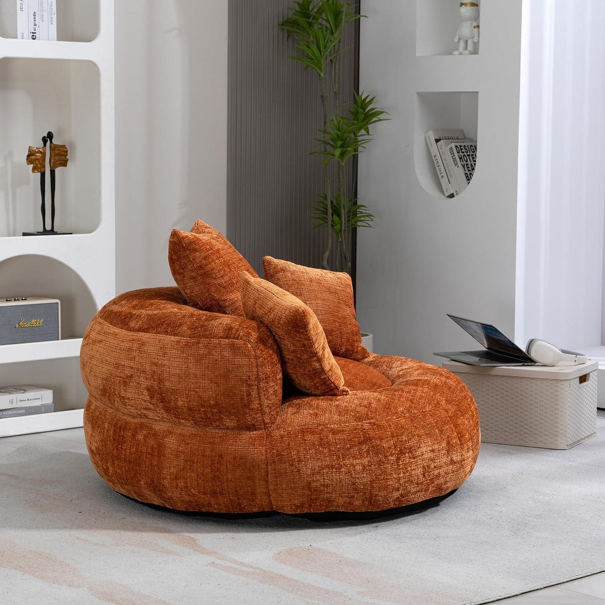 Lazy Sitzsack Sofa mit 3 Kissen – Komfort Lounger