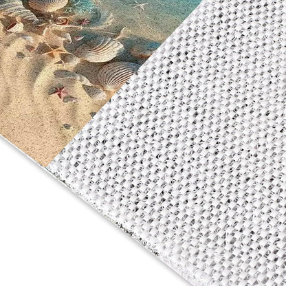 Rutschfeste Duschmatte 150x160 cm mit Muschelmuster