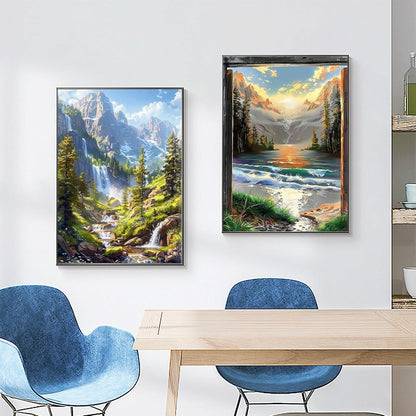 5D Diamant Painting Set Erwachsene – 30x40cm Bastelbild