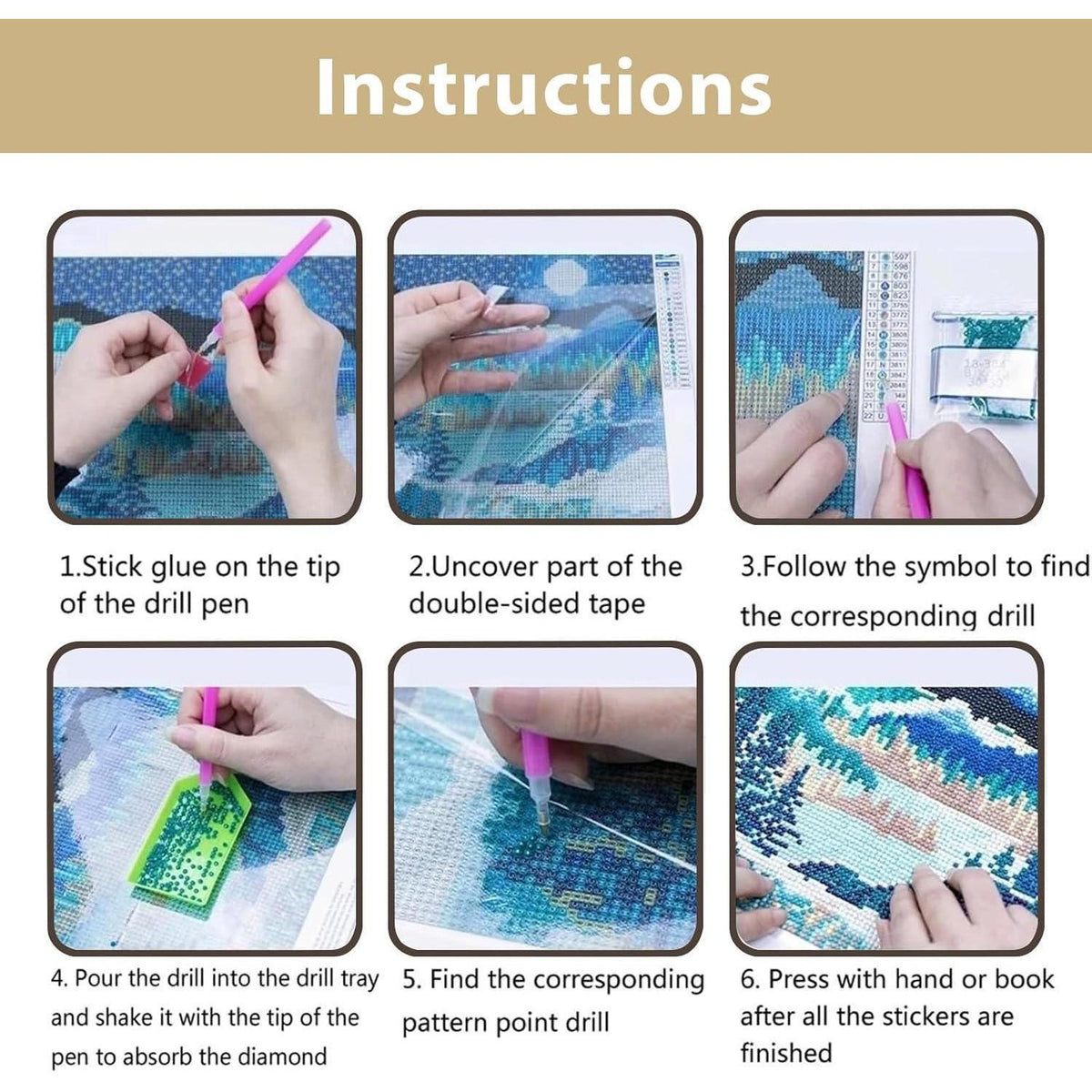 5D Diamant Painting Set Erwachsene – 30x30cm – Gou-Xiaohai