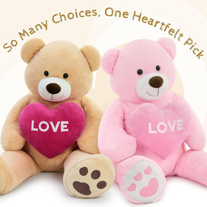 Riesiger Kuschelteddybär 183cm mit Herz – I Love You