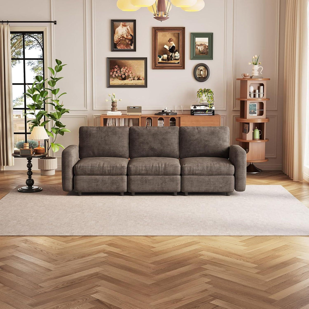 Modulares Cloud Sofa – 3-Sitzer, Weich & Bequem