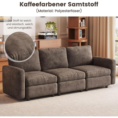Modulares Cloud Sofa – Weiches Wohnzimmer Sofa für 5 Personen