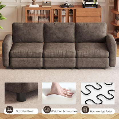 Modulares Cloud Sofa – Weiches Wohnzimmer Sofa für 5 Personen