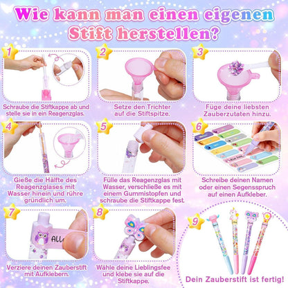 Bastelset Stifte Selber Machen für Kinder 5-12 Jahre | Geschenk Mädchen