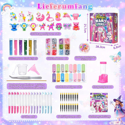 Bastelset Stifte Selber Machen für Kinder 5-12 Jahre | Geschenk Mädchen