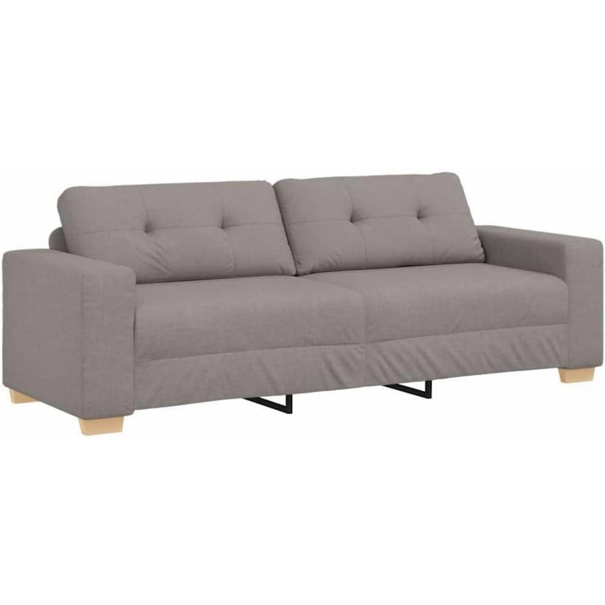 Modernes Sofa Taupe – Stoffsofa für Wohnzimmer 180cm
