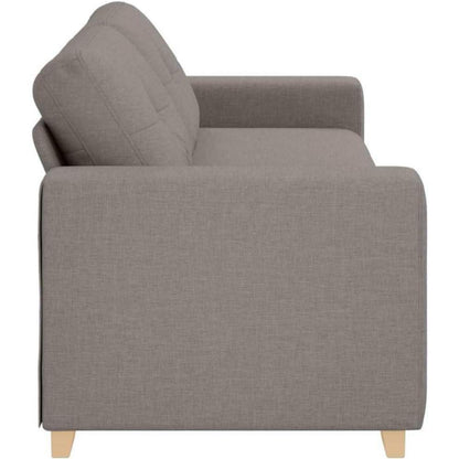 Modernes Sofa Taupe – Stoffsofa für Wohnzimmer 180cm