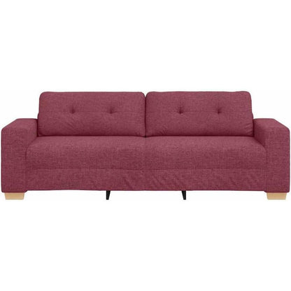 Modernes Sofa Weinrot 180 cm – Stoff & Wohnzimmer