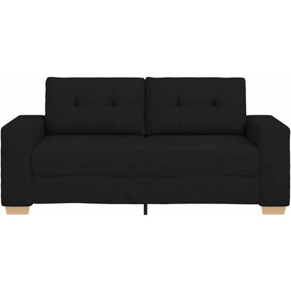 Modernes Sofa Schwarz 140cm – Stoff & Wohnzimmer