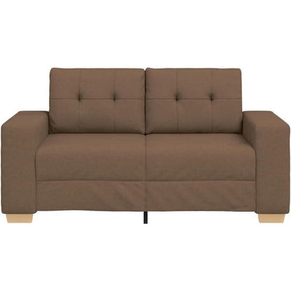 Modernes Sofa Braun 120cm – Stoff Sessel für Wohnzimmer