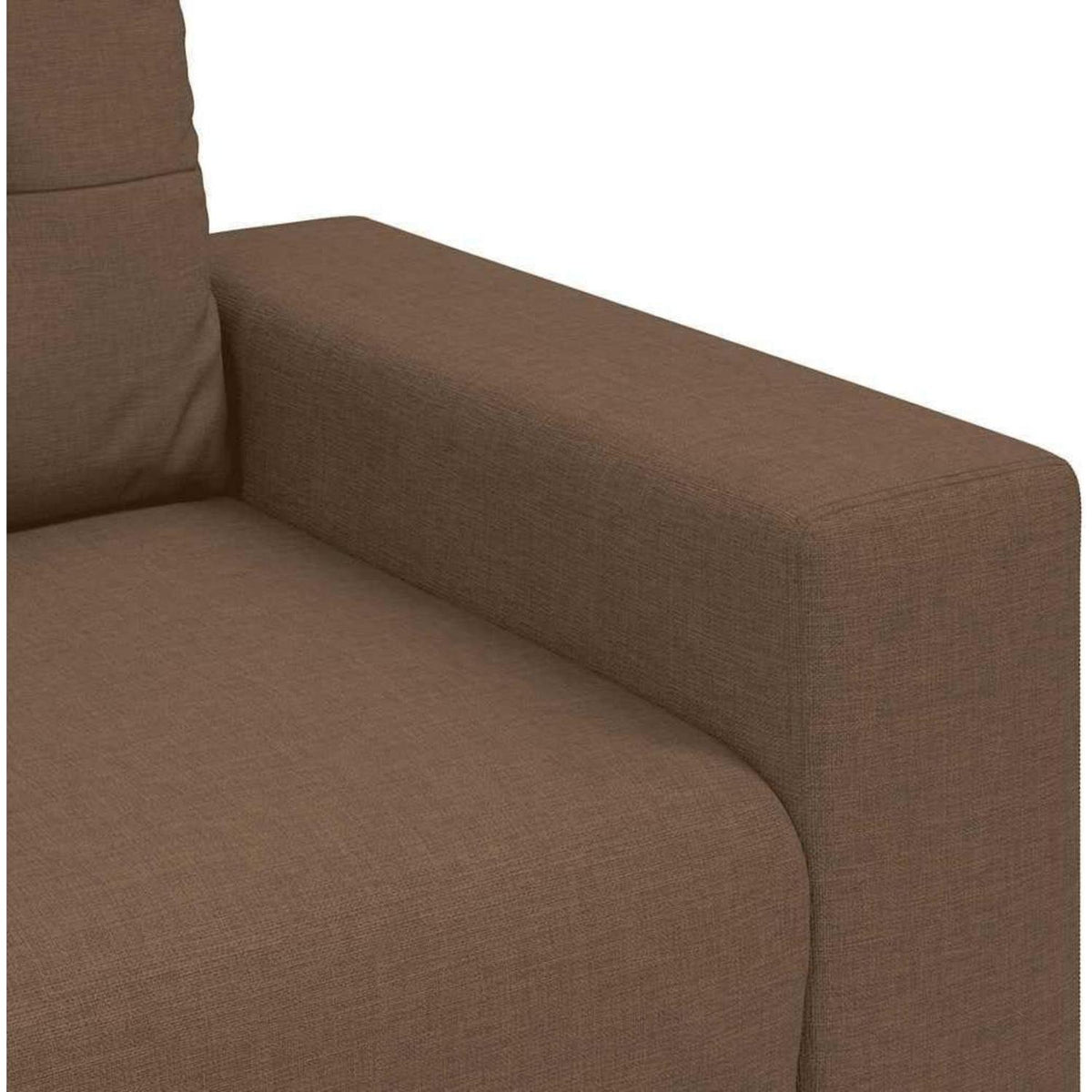 Modernes Sofa Braun 120cm – Stoff Sessel für Wohnzimmer
