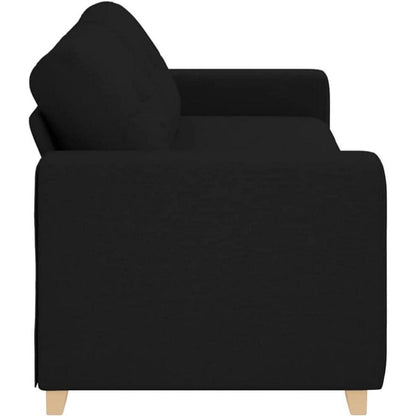 Modernes Sofa Schwarz 180 cm – Stoff & Wohnzimmer