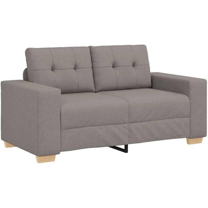 Modernes Sofa Taupe – Stoff Sessel für Wohnzimmer 120cm