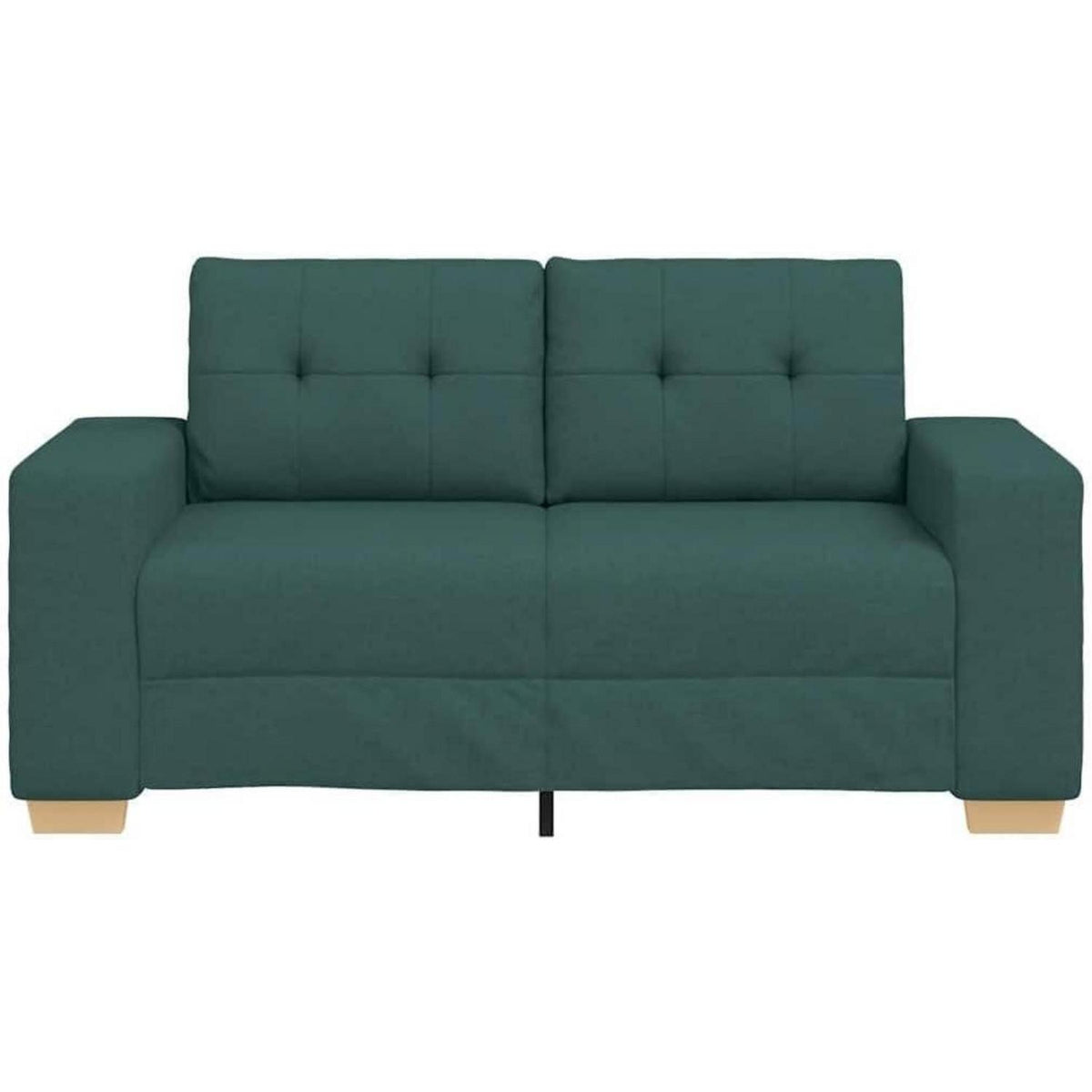 Modernes Sofa Dunkelgrün – Stoff Sessel für Wohnzimmer 120cm