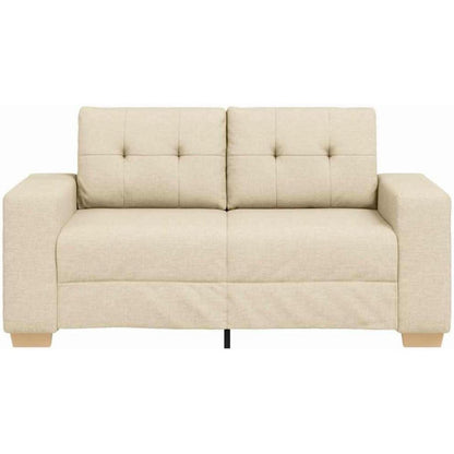 Modernes Sofa Stoff Creme 120 cm – Wohnzimmer Sessel