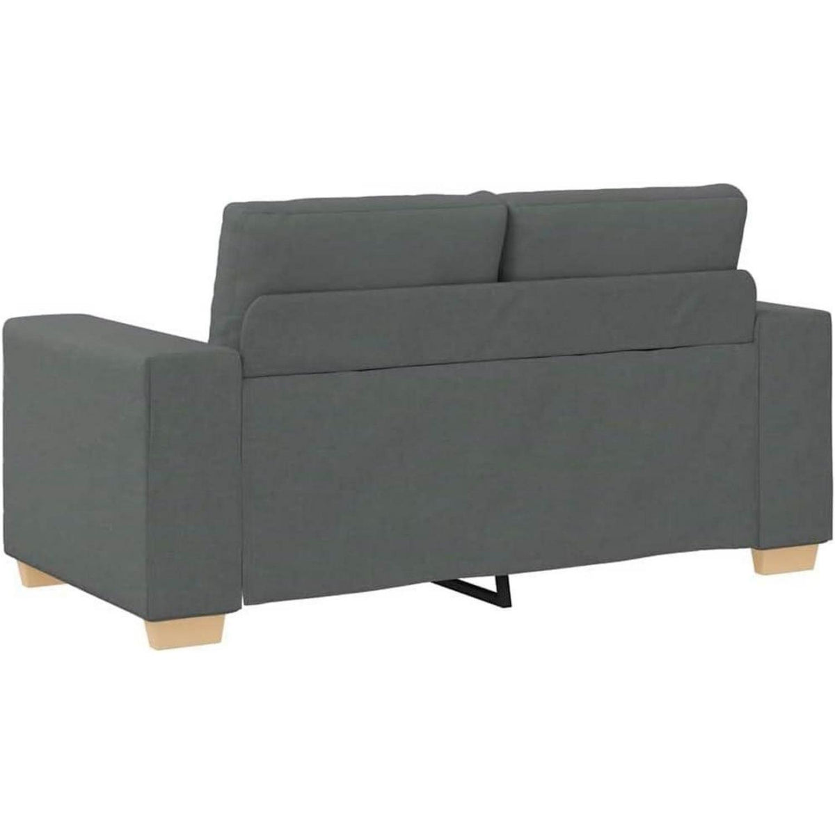 Modernes Sofa Dunkelgrau – Stoffsofa für Wohnzimmer 120cm