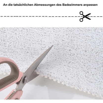 Rutschfeste Duschmatte 90x120 cm mit Ablaufloch