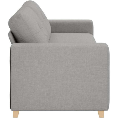 Modernes Sofa Wolkengrau 180 cm – Bequemes Wohnzimmer Sofa