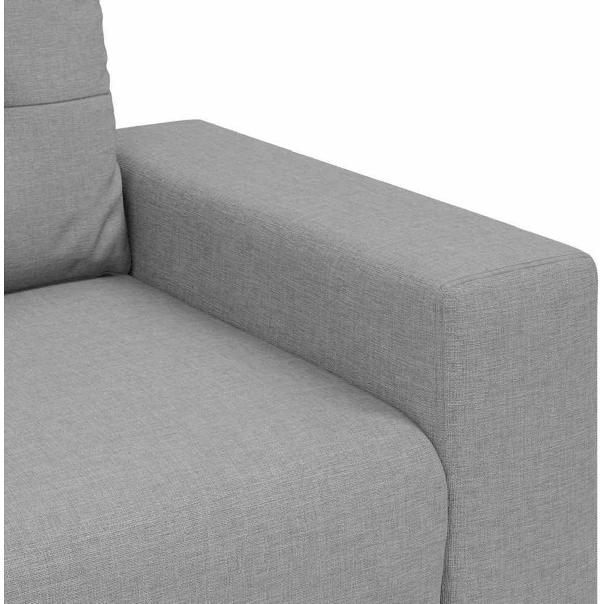 Modernes Sofa Wolkengrau 180 cm – Bequemes Wohnzimmer Sofa