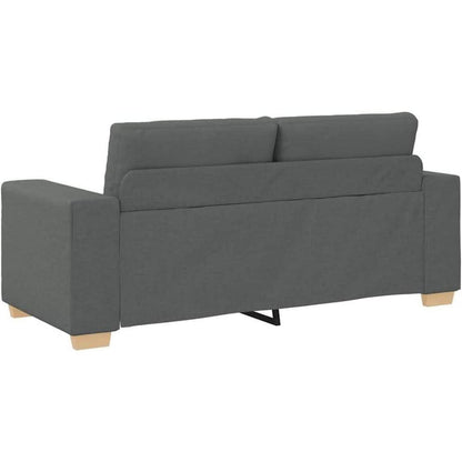 Modernes Sofa Dunkelgrau – Stoffsofa für Wohnzimmer 140cm